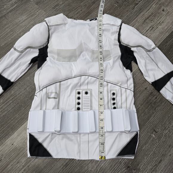 Star Wars Empire Storm Trooper Muscle Shirt Pants & Mask Kid's Halloween Costume - Picture 10 of 13
